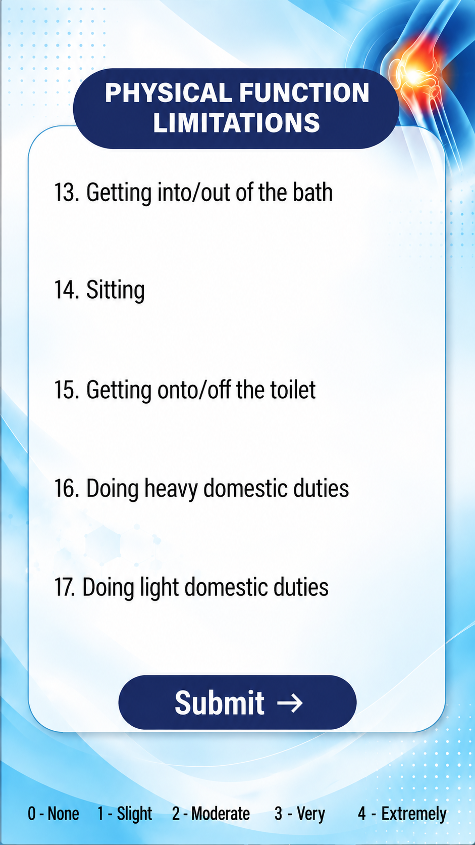 Physical Function 3 Background